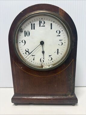 Antique French H&H Miniature Beehive Clock Non-working